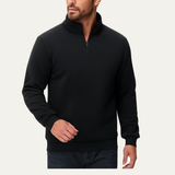 The Trebbiano Men’s Fleece Half Zip Turtleneck Sweater