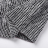 The Alberobello Men’s Warm Textured Knitted V Neck Vest
