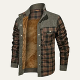 The Gallipoli Men’s Warm Winter Plaid Check Jacket