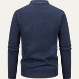The Llangollen Men’s Button Up Casual Knit Cardigan with Pockets