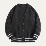 The Rosignano Men’s Casual Button Up V Neck Knit Cardigan