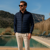 The Chiron Men’s Luxury Puffer Quilted Vest - 2025