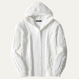 The Conwy Men’s Chunky Cable Knit Winter Cardigan
