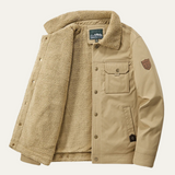 The Warwick Men’s Warm Fleece Lined Outdoor Winter Jacket