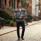 The Orvieto Men’s Vintage Thick Winter Shawl Collar Knit Cardigan