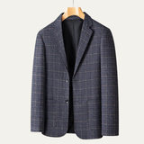 The Durham Men’s Plaid Striped Business Casual Work Jacket