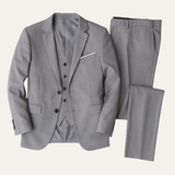 The Bristol Men’s 3 Piece Slim Fit Suit – Blazer, Waistcoat & Pants