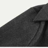 The Prescott Men’s Double Breasted Long Trench Coat – Winter Wool Blend Overcoat