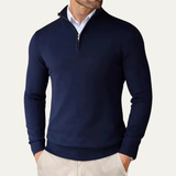 The Pescara Men’s  Smart Casual  Quarter Zip Sweater