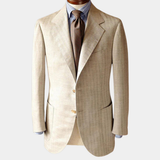 The Hartford Men’s Cotton Half Zip Ribbed Knit Sweater with Stand Collar