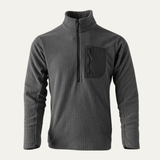 The Warwick Men’s Cashmere  Wavy Texture Sweater with Chest Pocket