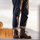 The Grayfield Men’s Lace Up Combat Leather Boots