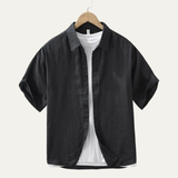 The Elmwood Ridge Men’s Linen Slim Fit Lightweight Shirt