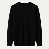 The Madeira Men’s Casual Merino Wool O Neck Winter Sweater