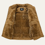 The Sintra Winter Wool Cotton Padded Sleeveless Vest
