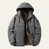 The Coatbridge Men’s Winter Quilted Puffer Jacket with Fleece Lining