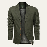 The Prestbury Men's Casual Lightweight Cotton Blazer