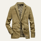 The Foxwell Men’s Vintage Business Corduroy Blazer