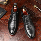 The Barbaresco Men’s Pointed Toe Leather Ankle Boots