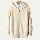 The Riva Garda Men’s Soft Luxury Merino Wool Zipped Sweater