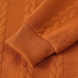 The Paestum Men’s Warm Ribbed Cable Knit Turtleneck Sweater