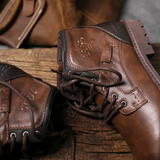 The Oakshade Men’s Military Combat Leather Boots