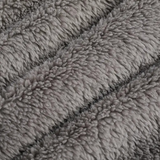 The Hungerford Men's Grey Fleece Hooded Bathrobe with Belt and Pockets