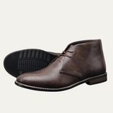 The Wildmere Men’s Vintage Ankle Brown Leather Boots