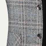 The Merrifield Men's Smart Casual Checked Lightweight Slim Fit Blazer