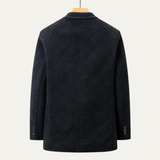 The Ellsworth Men’s Warm Fleece Lined Textured Winter Blazer