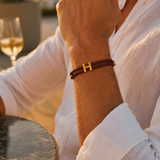 Aurea Bracelet Burgundy/Gold