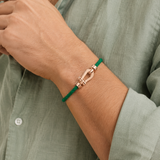 Aurelio Bracelet Green / Rose Gold