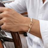 Aurelio Bracelet White / Rose gold