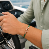 Aurelio Bracelet Green / Rose Gold