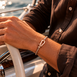 Aurelio Bracelet Light Brown / Rose Gold