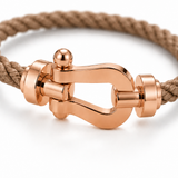Aurelio Bracelet Light Brown / Rose Gold