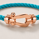 Aurelio Bracelet Light Blue / Rose Gold