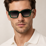 Cobalt Lucent Leopard Green