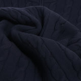 The St. Moritz Cable Knit Zipper Sweater for Men - Old Money Style