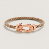 Aurelio Bracelet Light Brown / Rose Gold