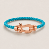 Aurelio Bracelet Light Blue / Rose Gold