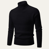The Lavagna Men’s Thick Wool Knit Turtleneck Sweater