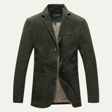 The Siracusa Men’s Casual Lightweight Slim Fit Cotton Blazer