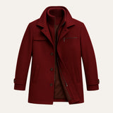 The Danforth Men’s Waterproof Casual Long Jacket with Adjustable Cuffs