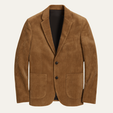 The Livorno Men’s Vintage Casual Slim Fit Corduroy Blazer Jacket