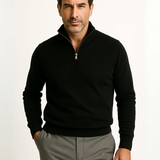 The Old Money Quarter Zip Sweater for Men