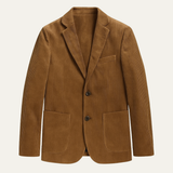 The Lancaster Men’s Thick Flannel  Corduroy Business Blazer Jacket