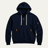 The Ridgefield Men’s Casual Half Zip Hoodie Sweater with Zipper Pockets